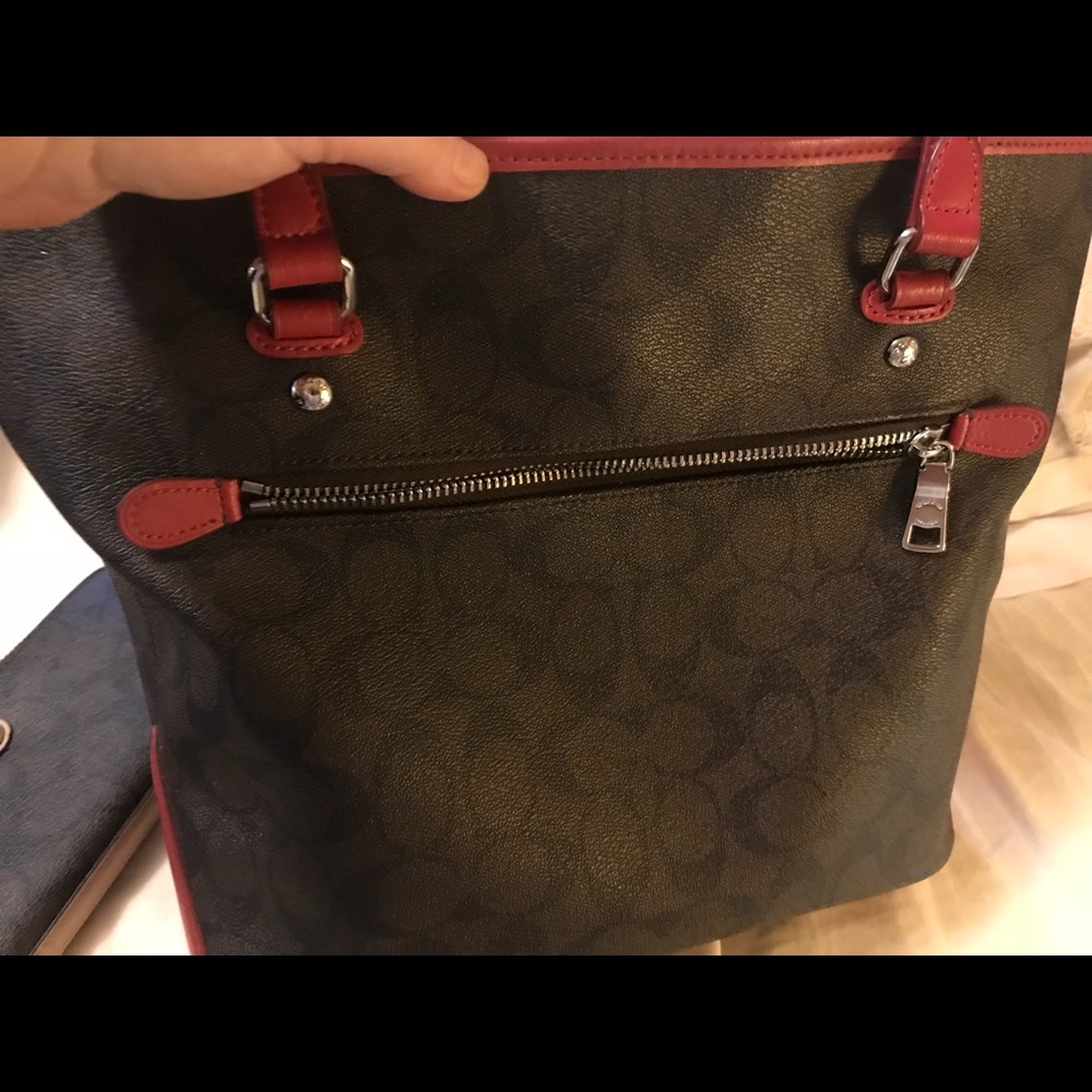 Coach purse with wallet